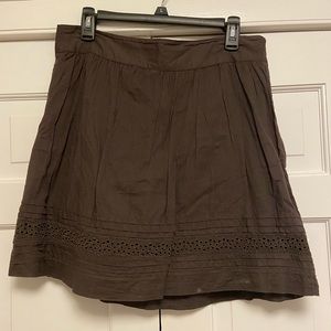 Loft brown skirt